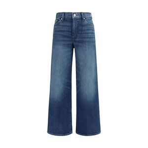 7FOR Blue Cotton Jeans Women's Denim
